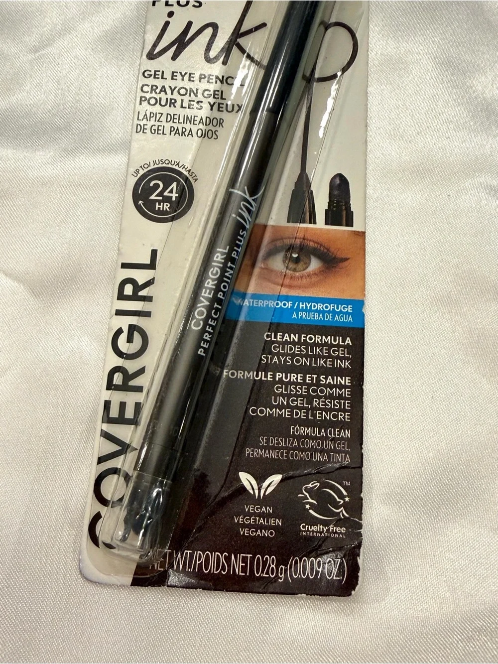 Covergirl Perfect Point Plus Ink Gel Eye Pencil Shimmering Brown 280 Vegan New